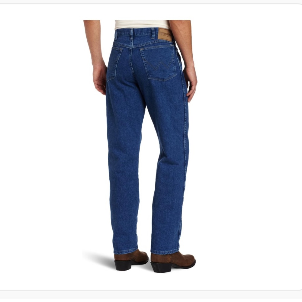 Wrangler Men's Rugged Wear Performance Series Relaxed Fit Jeans - Picture 2 of 3